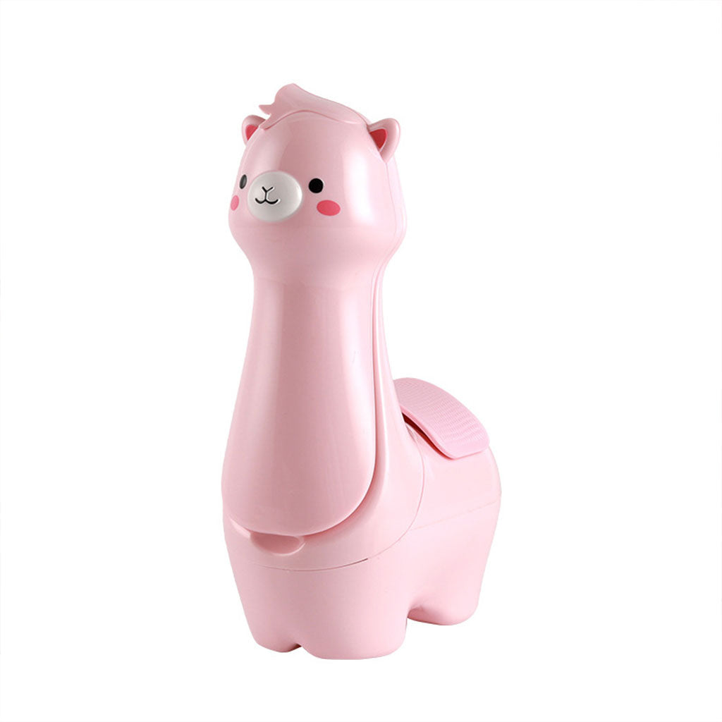 Lampe Veilleuse Lama Mignonne LED avec Porte-stylo – مصباح على شكل لاما لمكتب الأطفال