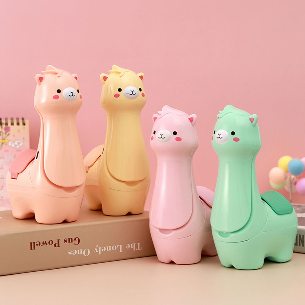 Lampe Veilleuse Lama Mignonne LED avec Porte-stylo – مصباح على شكل لاما لمكتب الأطفال
