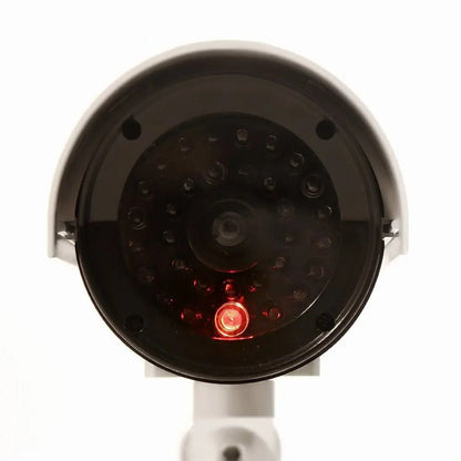 Fausse Caméras de Vidéosurveillance à énergie Solaire avec Clignotant Rouge LED