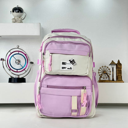 Sacs à dos d’école Style Décontracté Milkshake Mauve – حقيبة ظهر مدرسية بنفسجي