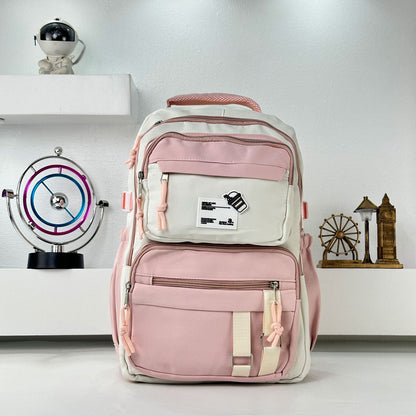 Sacs à dos d’école Style Décontracté Milkshake Rose – حقيبة ظهر مدرسية وردي
