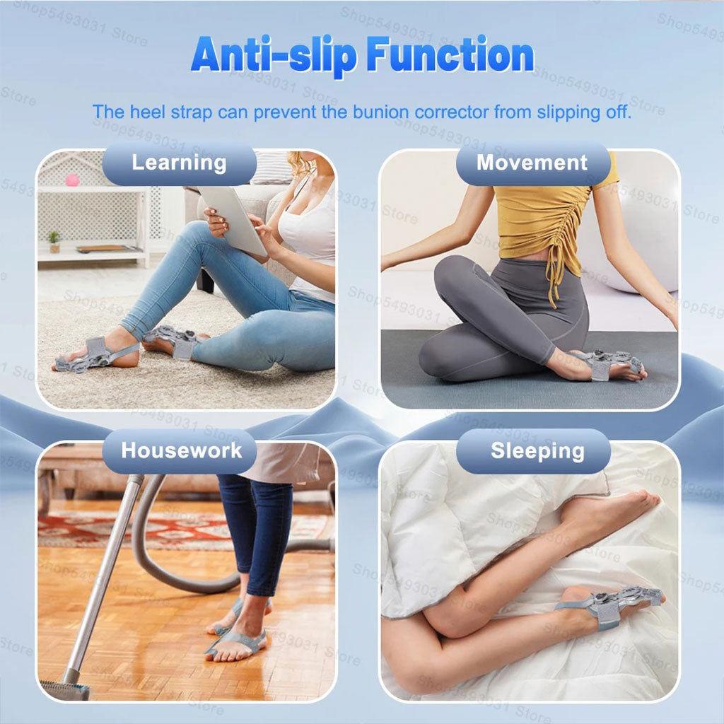 Correcteur Hallux Valgus pour Femme et Homme avec Molette Réglable – مصحح وضعية القدم