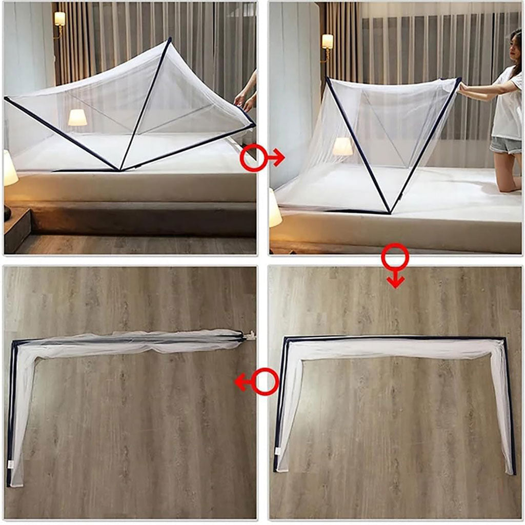 Moustiquaire Pliable Facile à Installer Pour Lit 2 Place – ناموسية لسرير شخصين