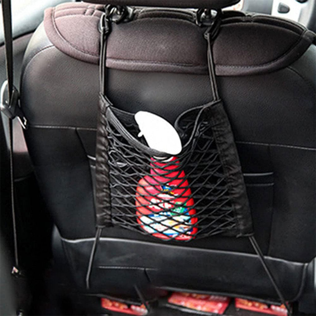 Filet de Rangement Universel en Maille pour Siège Auto – حاجز أطفال ومنظم أغراض
