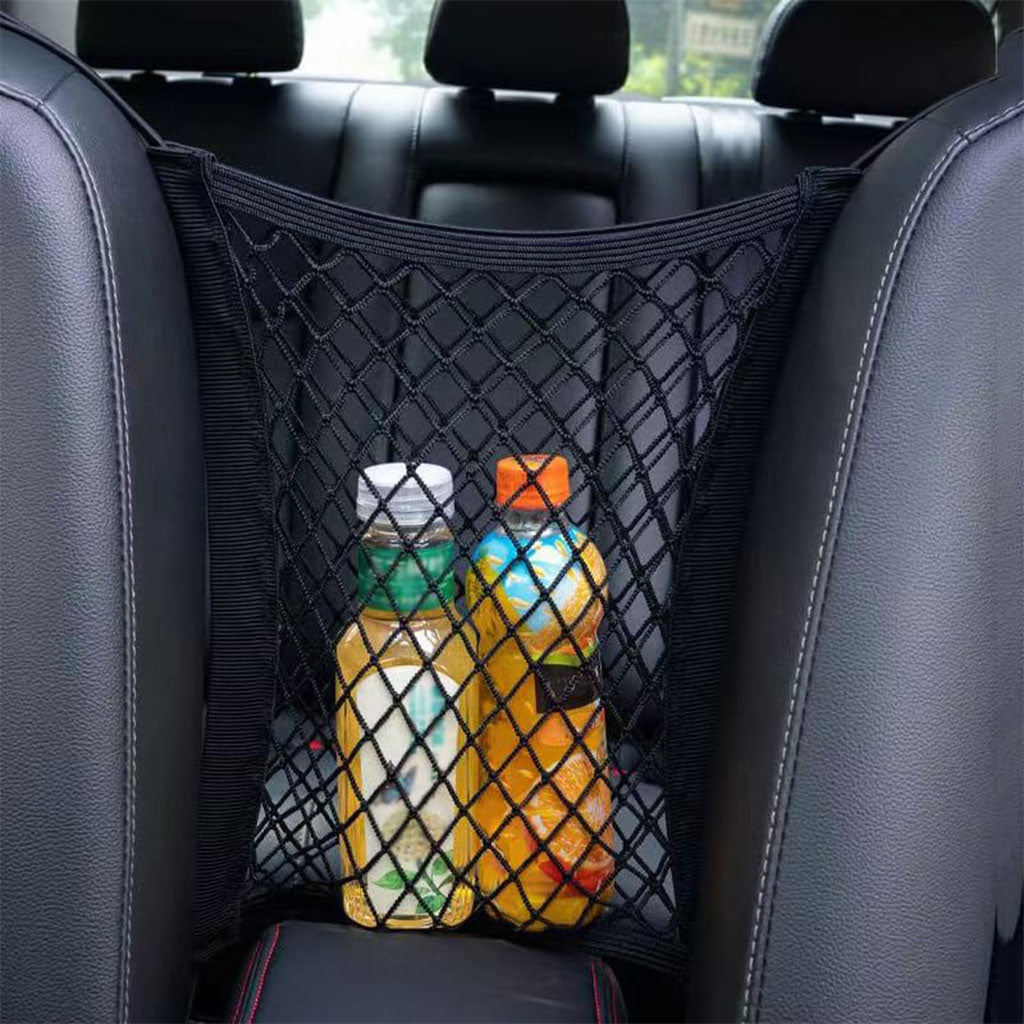 Filet de Rangement Universel en Maille pour Siège Auto – حاجز أطفال ومنظم أغراض