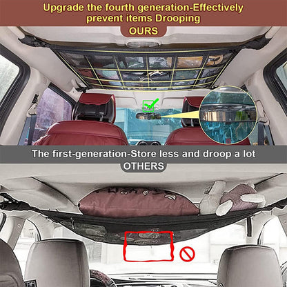 Filet de Rangement pour Toit Voiture Intérieur – منظم أغراض في سقف السيارة
