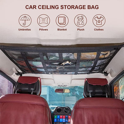 Filet de Rangement pour Toit Voiture Intérieur – منظم أغراض في سقف السيارة