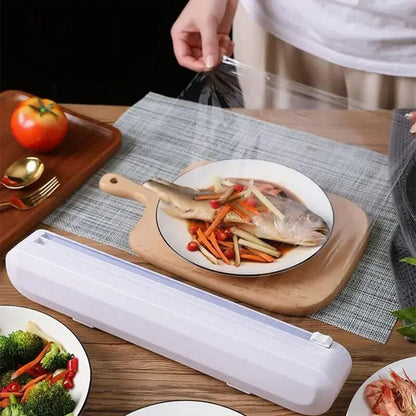 Distributeur de Film Alimentaire Étirable en Cuisine – موزع ورق في المطبخ