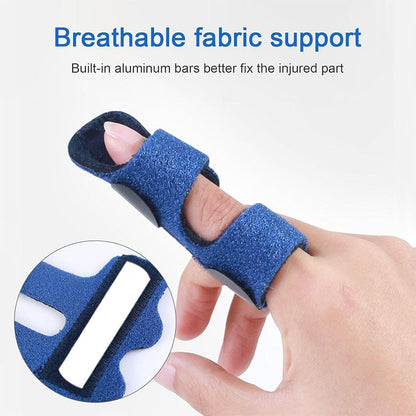 Attelle de doigt réglable avec barre en aluminium pour correction des doigts