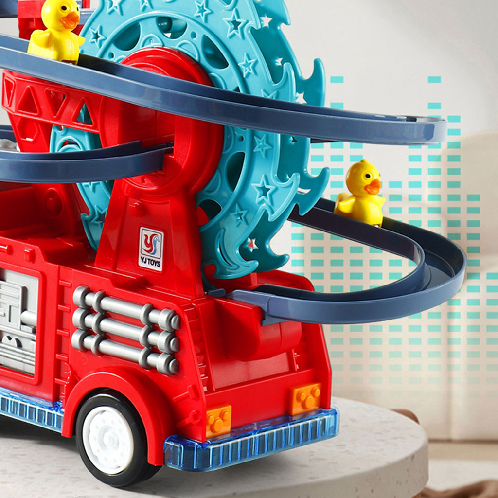 Camion de Pompier Jouet avec Sonore Lumineux Educatif pour Enfants