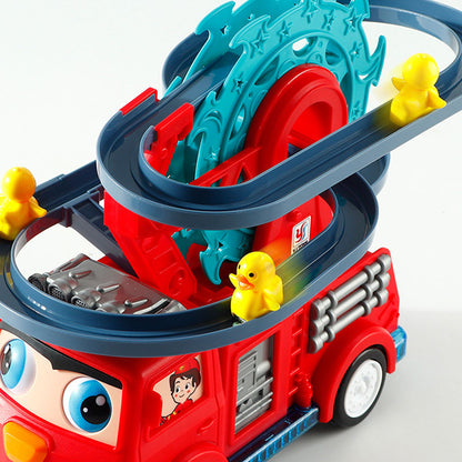 Camion de Pompier Jouet avec Sonore Lumineux Educatif pour Enfants