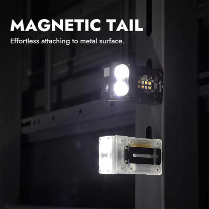Lampe torche à clip pour chapeau à haute luminosité avec base magnétique – مصباح مغناطيسي عالي السطوع