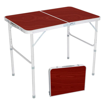 Table pliante valise Portable en métal aluminium 120 x 60 x 70 cm