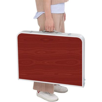 Table pliante valise Portable en métal aluminium 120 x 60 x 70 cm