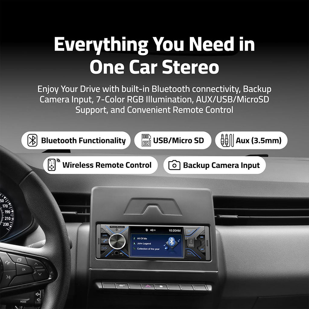 Poste Radio Multimedia Bluetooth USB/MicroSD/Aux G-9703 – جهاز راديو مع منفذ تشغيل الكاميرا