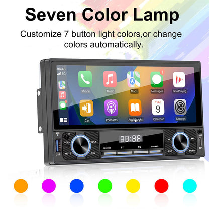 Autoradio 2-DIN avec écran tactile, USB-C, Bluetooth, Wi-Fi, CarPlay et Android Auto – جهاز راديو سيارة