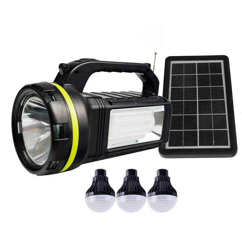 Système d’Éclairage Solaire avec Haut Parleur Bluetooth GDLITE GD-2000A – طقم إنارة بالطاقة الشمسية مع مكبر صوت بلوتوث