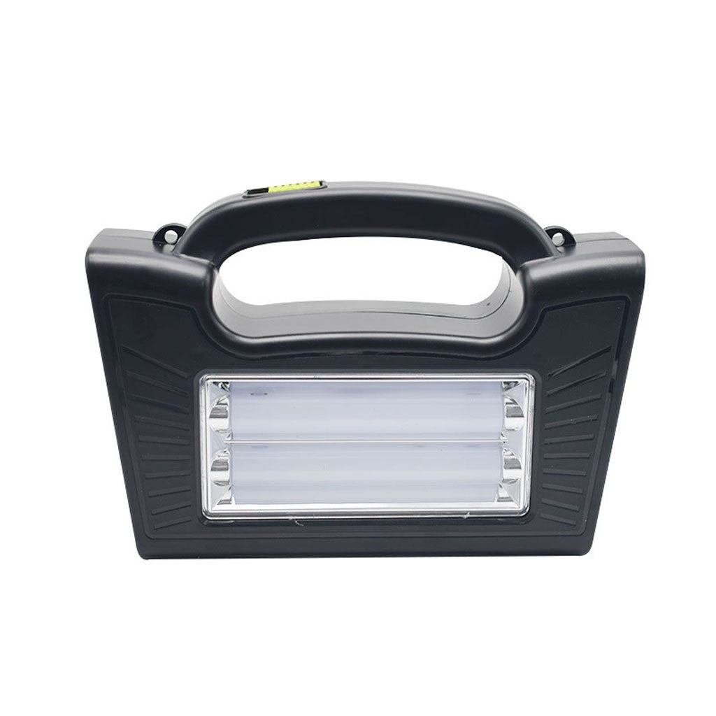 Kit Panneau Solaire portable avec Torche LED Rechargeable et 3 Lampes – طقم مصباح يعمل بالطاقة الشمسية