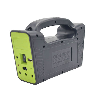 Kit Panneau Solaire portable avec Torche LED Rechargeable et 3 Lampes – طقم مصباح يعمل بالطاقة الشمسية