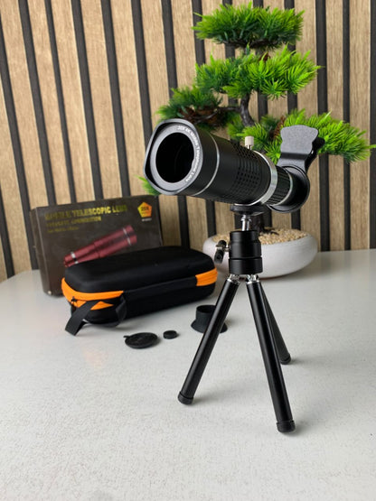 Téléobjectif pour smartphone à zoom optique 20x avec trépied