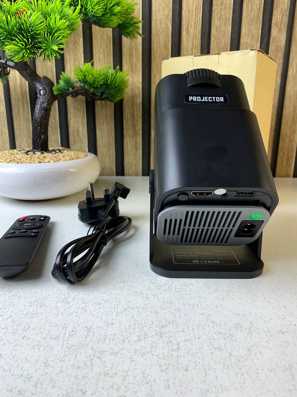 Projecteur portable Full HD HY320 Android 11 WiFi6 et Bluetooth 5.0 - جهاز عرض ذكي