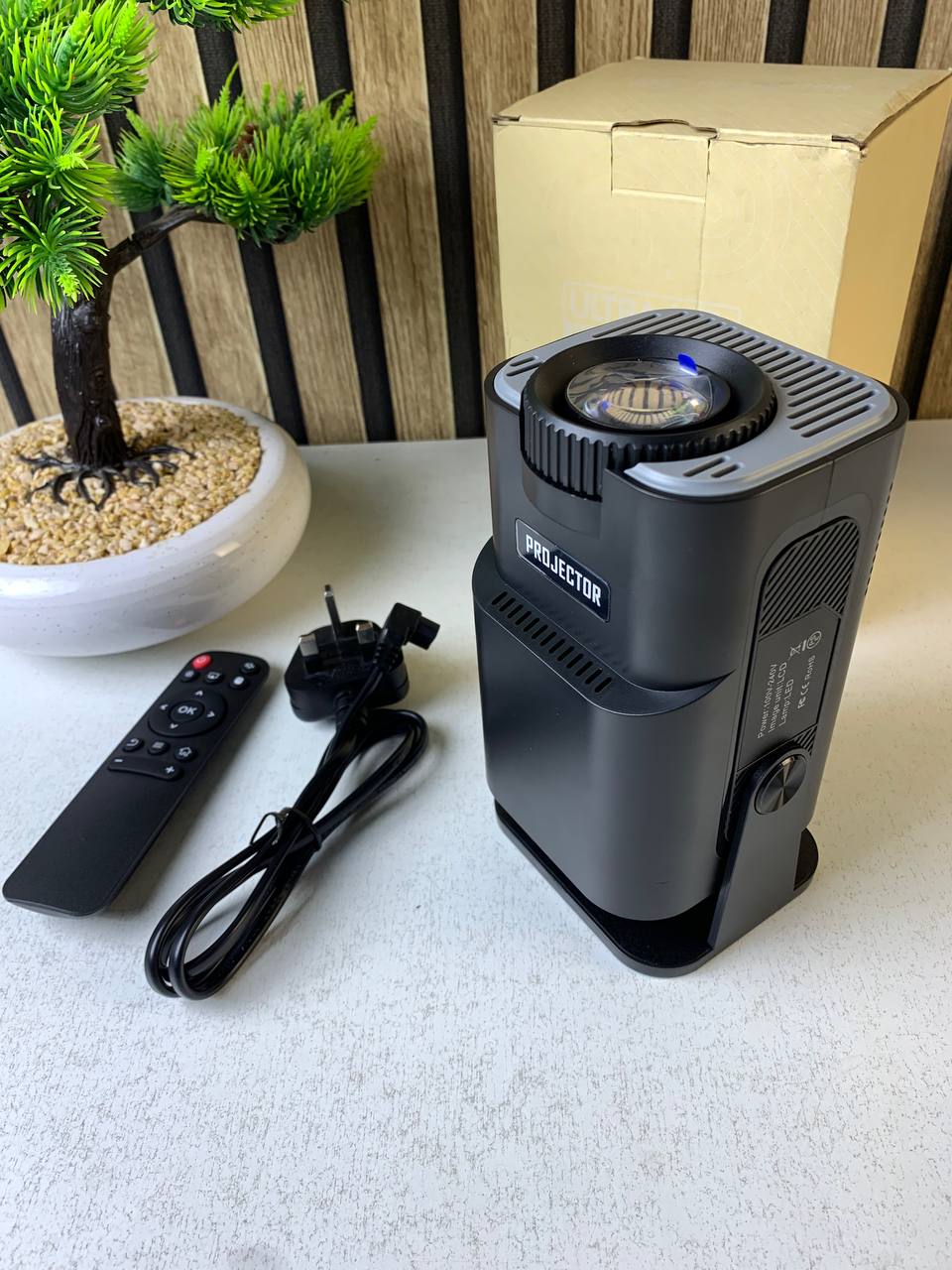 Projecteur portable Full HD HY320 Android 11 WiFi6 et Bluetooth 5.0 - جهاز عرض ذكي