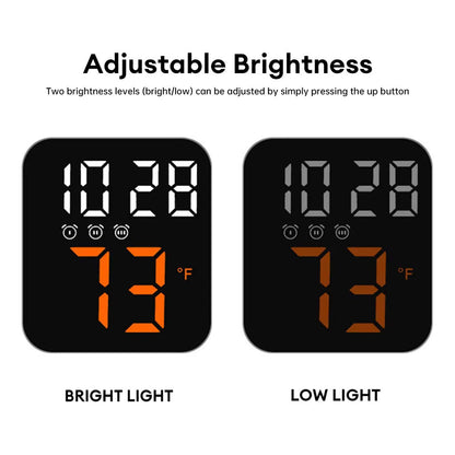 Horloge Murale Électronique avec Température GH8015 – ساعة إلكترونية مع عرض درجة الحرارة