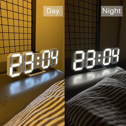 Horloge Numérique 3D LED pour Mur et bureau GH8018 – ساعة رقمية ثلاثية الأبعاد حائط و مكتب