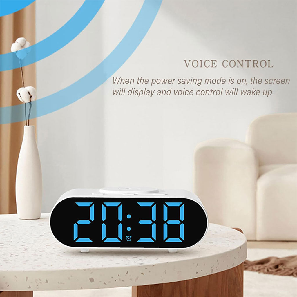 Horloge numérique LED et Chargeur Sans Fil GH9000 – ساعة منبه وشاحن لاسلكي