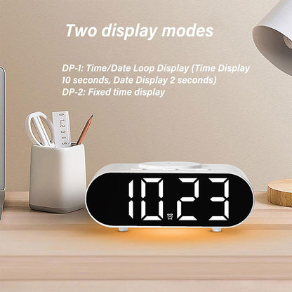 Horloge numérique LED et Chargeur Sans Fil GH9000 – ساعة منبه وشاحن لاسلكي