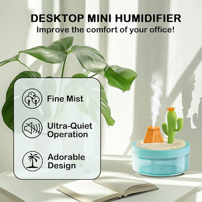 Humidificateur Portable avec Décoration de Paysage et Grand Réservoir de 320 ml – معطر جو محمول