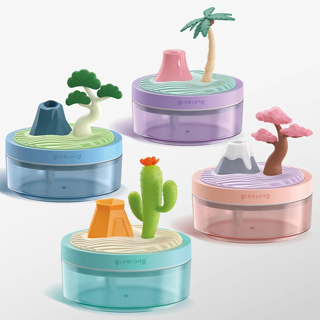 Humidificateur Portable avec Décoration de Paysage et Grand Réservoir de 320 ml – معطر جو محمول