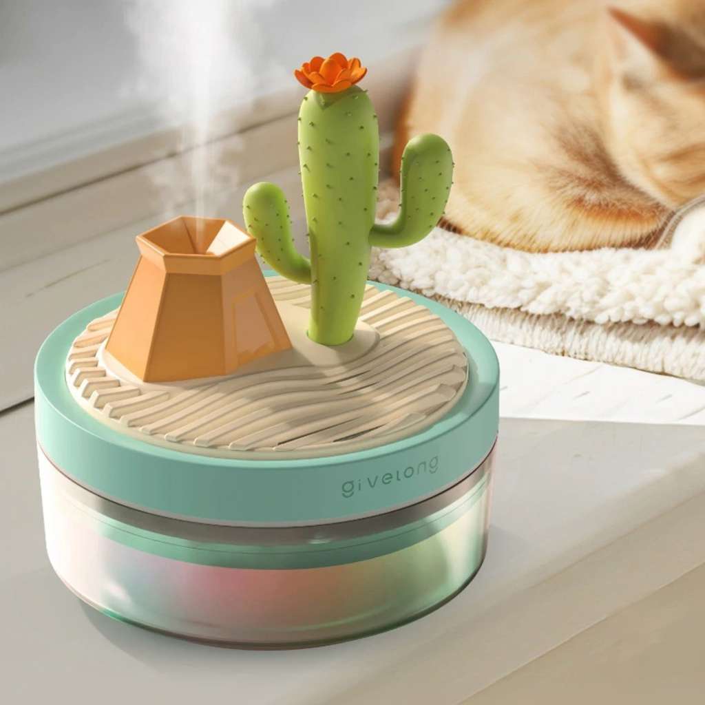 Humidificateur Portable avec Décoration de Paysage et Grand Réservoir de 320 ml – معطر جو محمول تنزوت