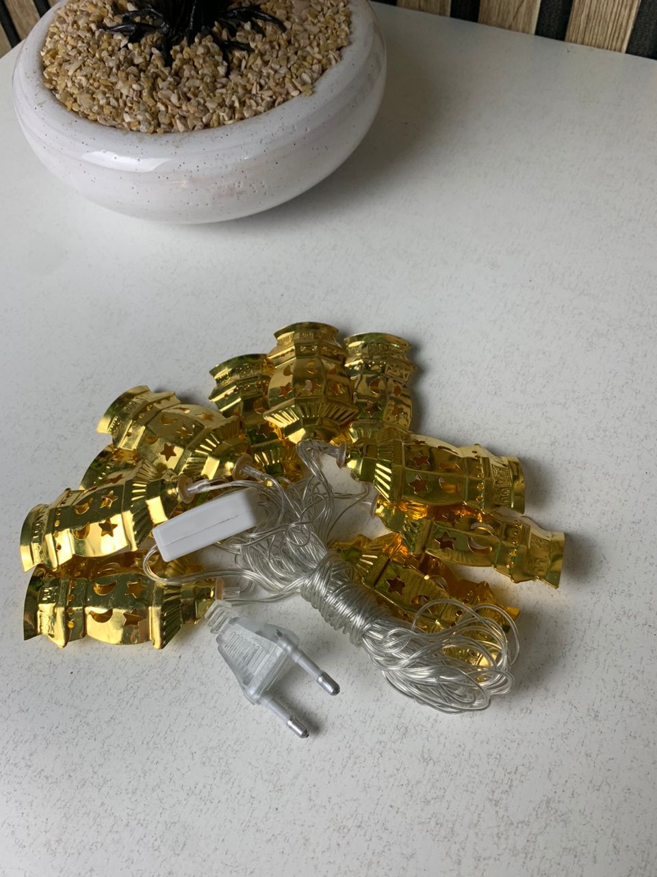 Guirlande lumineuse Fawanis de Ramadan 1.6 M / 10PCS – أضواء زينة رمضانية من فوانيس