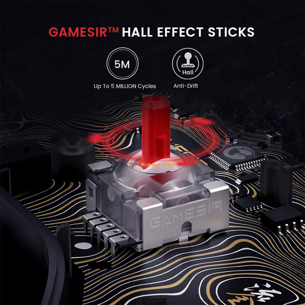 Manette filaire GameSir Kaleid Flux éclairage RGB pour Xbox – يد تحكم لاسلكية أصلية
