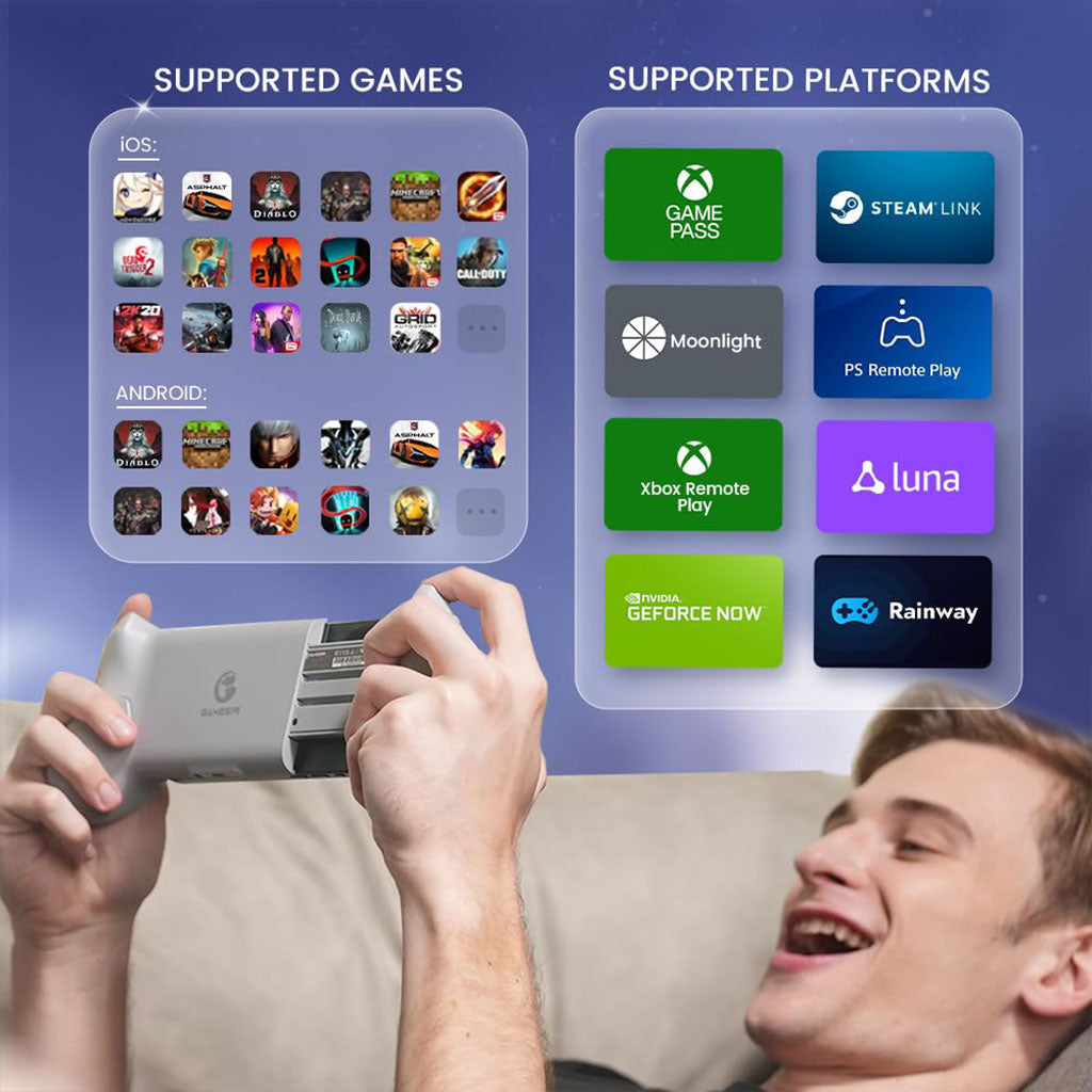 Manette de jeu mobile GameSir G8 Galileo Type-C pour Android et iPhone 15 1 Mois Game Pass Ultimate تنزوت