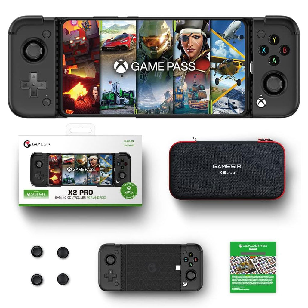 Manette de jeu mobile GameSir X2 Pro pour Android Type-C et iPhone 15 1 Mois Game Pass Ultimate تنزوت