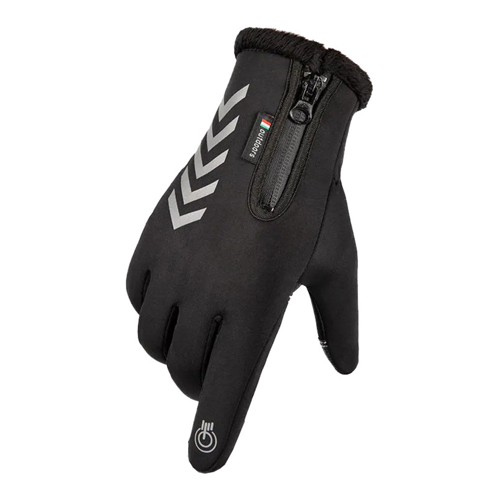 Pack Hiver Manteau imperméable à capuche et Gants Thermiques Chaudes