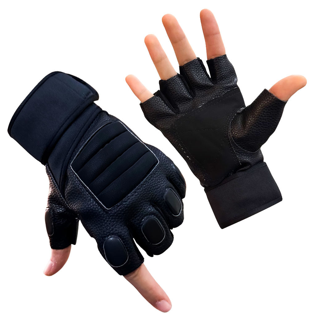 Gants Tactiques Demi Doigts Antidérapant pour Moto V3