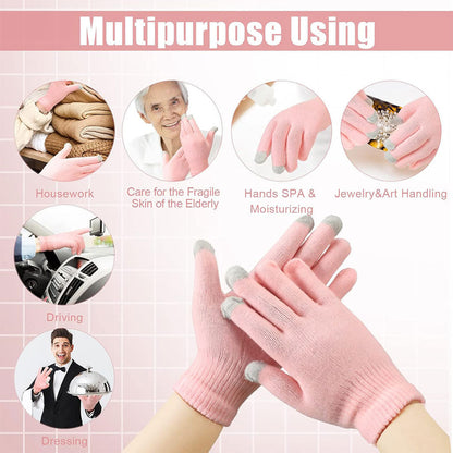 Gants hydratants en coton pour écran tactile