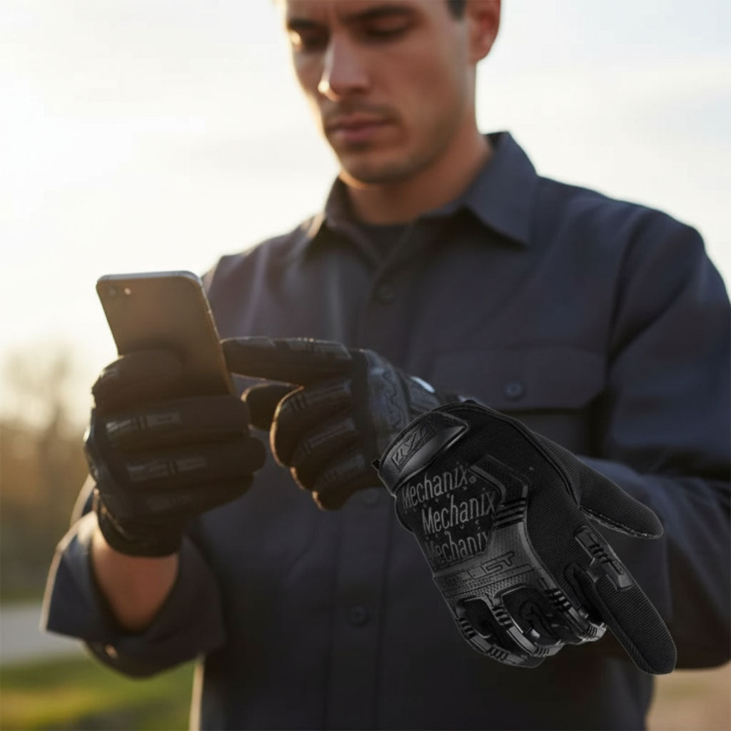 Gants Anti-dérapants pour moto avec conception d’amortissement – قفازات بخاصية اللمس وتصميم ممتص للصدمات