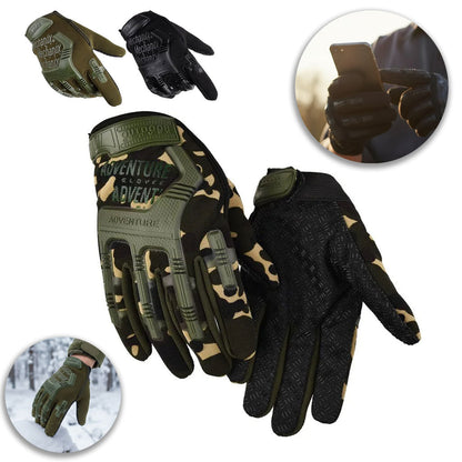 Gants Anti-dérapants pour moto avec conception d’amortissement – قفازات بخاصية اللمس وتصميم ممتص للصدمات - تنزوت