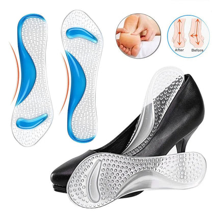 Semelle de massage en Gel pour correction des Pieds Plats – فرشة حذاء من السيليكون تنزوت