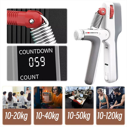 Poignée de renforcement de la poignée ergonomique avec compteur – جهاز تدريب عضلات اليد