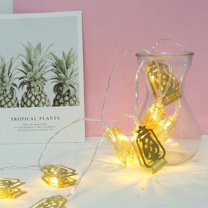 Guirlande lumineuse d'ampoule de lanterne de Ramadan 10 pièce