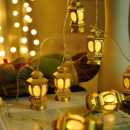 Guirlande lumineuse ampoules en forme de tour 10 pièces