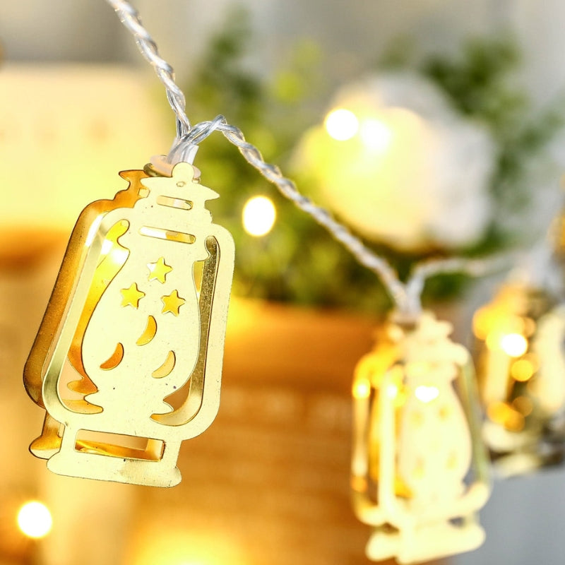 Guirlande lumineuse d'ampoule de lanterne de Ramadan 10 pièce