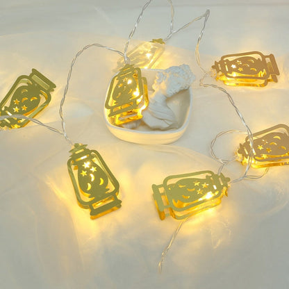 Guirlande lumineuse d'ampoule de lanterne de Ramadan 10 pièce