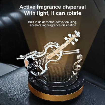 Diffuseur de parfum pour voiture aspect violon rotatif – موزع العطر في السيارة
