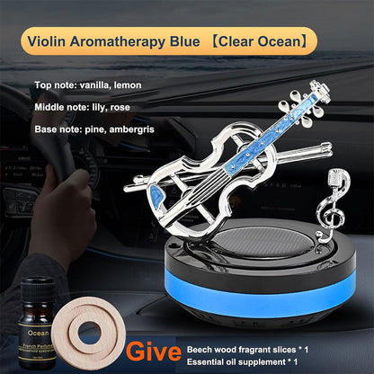 Diffuseur de parfum pour voiture aspect violon rotatif – موزع العطر في السيارة